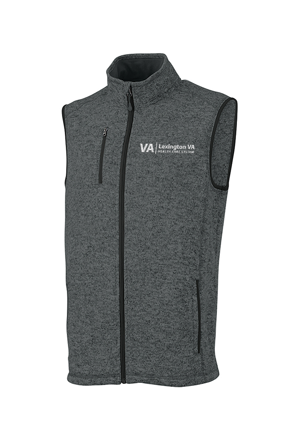 Men's Heathered Fleece Vest