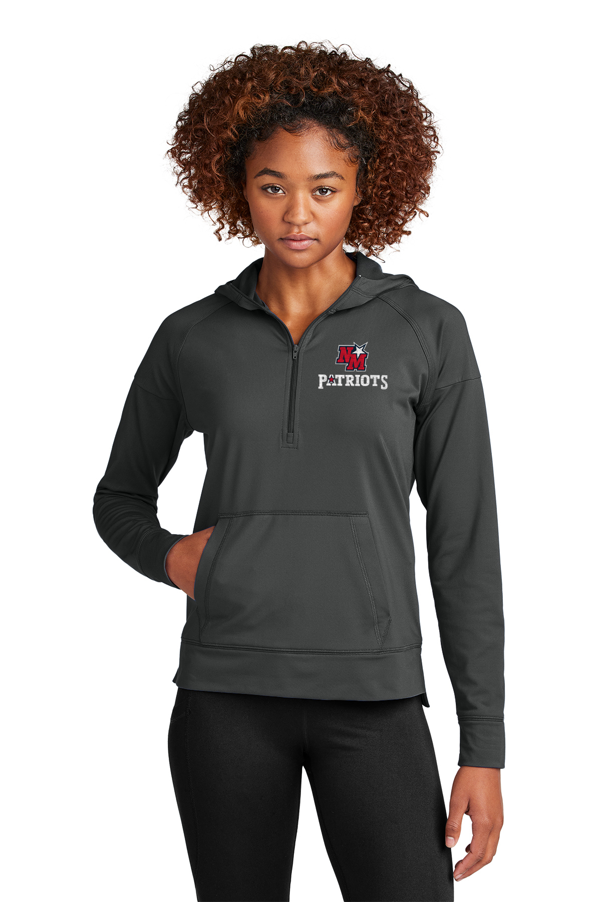 Ladies Performance Stretch 1/2-Zip Hoodie