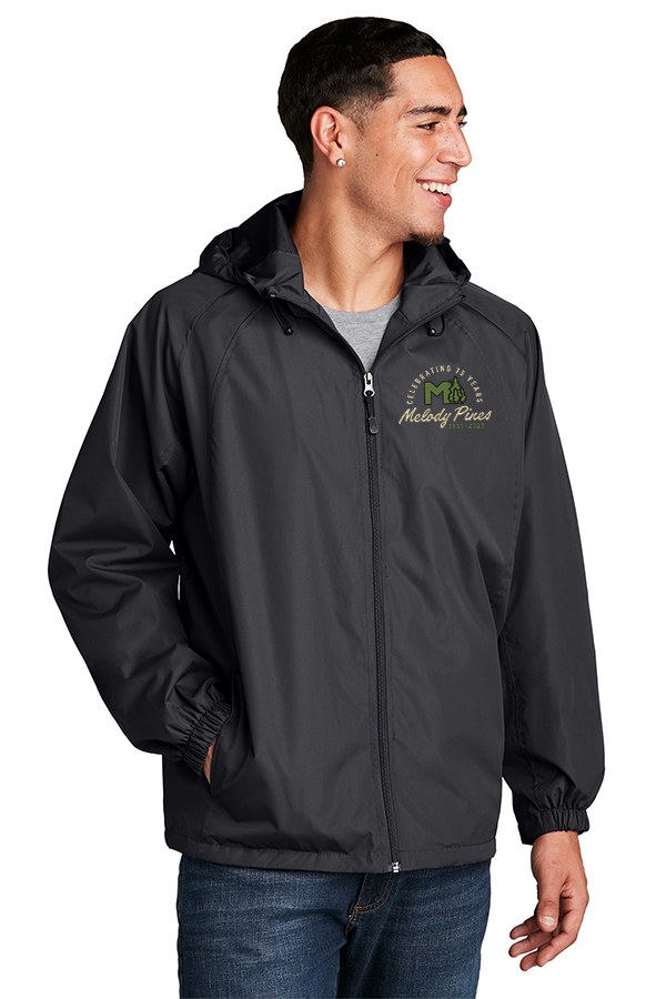 Unisex Hooded Windbreaker Jacket